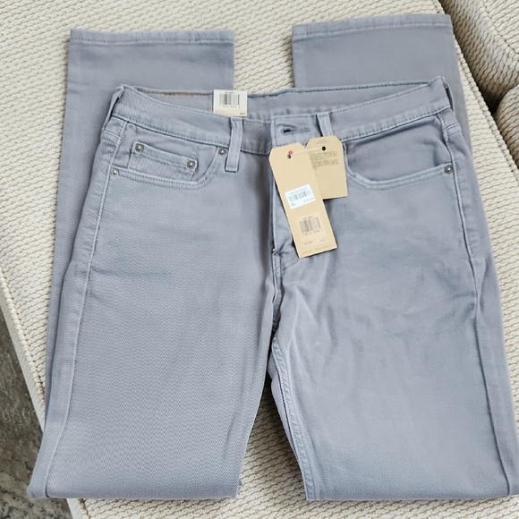 Levi's Mne's Light Gray Straight Leg Jeans, NWT, 30x32 - Picture 1 of 5